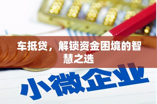 望江车抵贷，解锁资金困境的智慧之选