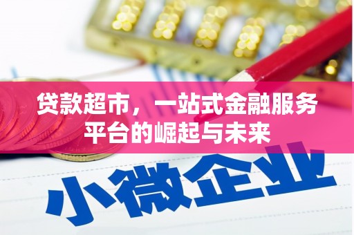 望江贷款超市，一站式金融服务平台的崛起与未来