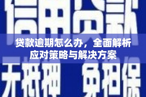 望江贷款逾期怎么办，全面解析应对策略与解决方案