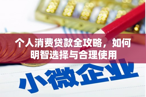 望江个人消费贷款全攻略，如何明智选择与合理使用